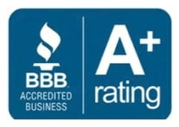 BBB Accredited Business with an A+ rating
